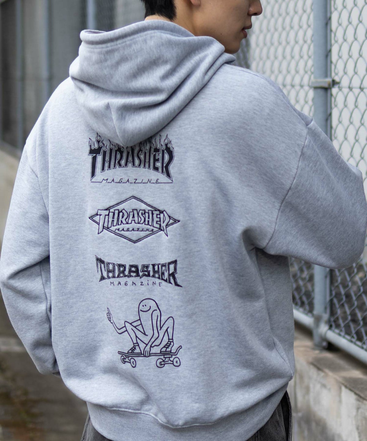 THRASHER ロゴフーディー メンズ