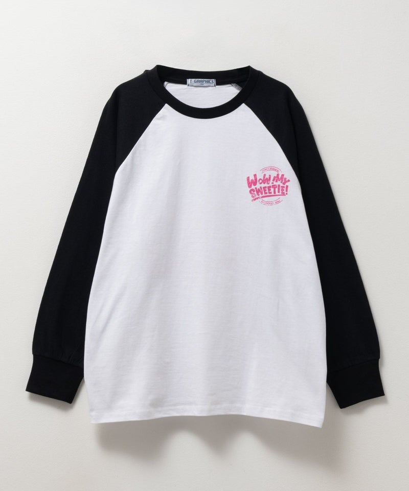 T-GRAPHICS かすれラグランTシャツ キッズ メール便 対応商品商品画像-3