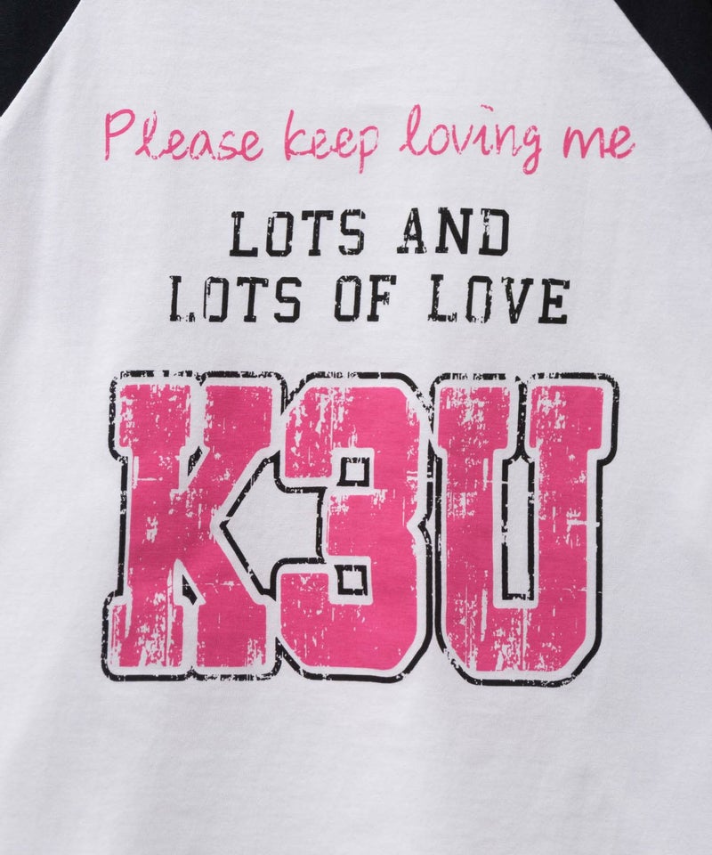 T-GRAPHICS  かすれラグランTシャツ キッズ メール便 対応商品商品画像-4