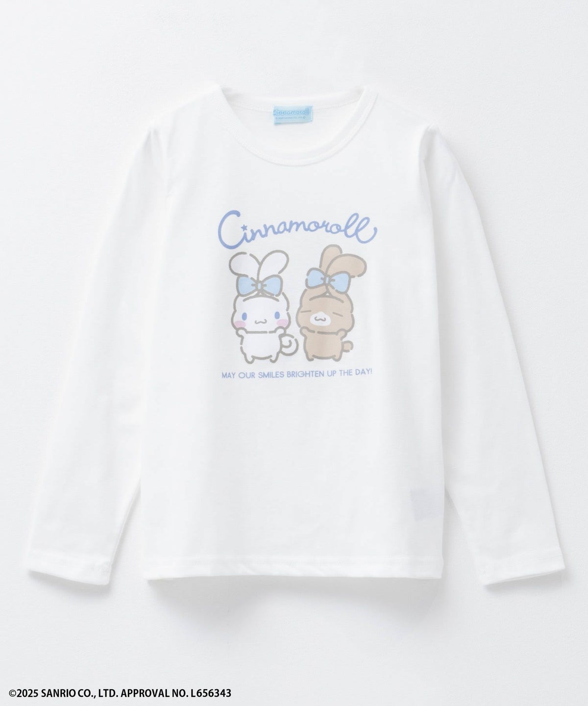 サンリオキャラクターズ シナモロール プリント長袖Tシャツ キッズ ネコポス 対応商品