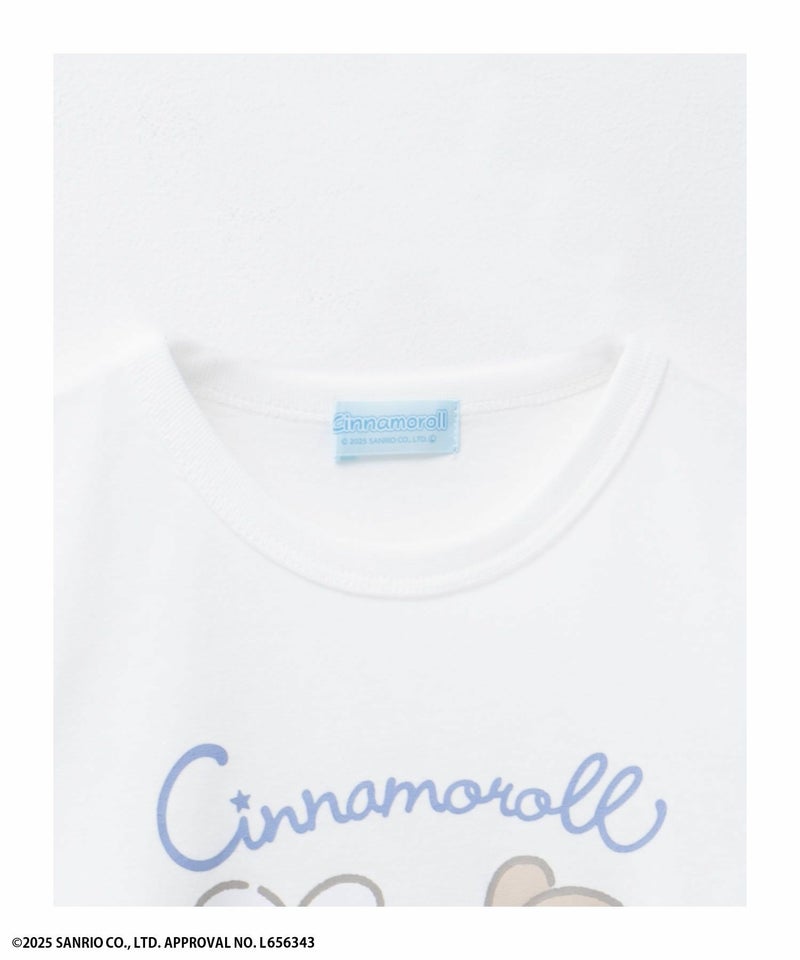 サンリオキャラクターズ シナモロール プリント長袖Tシャツ キッズ メール便 対応商品商品画像-4