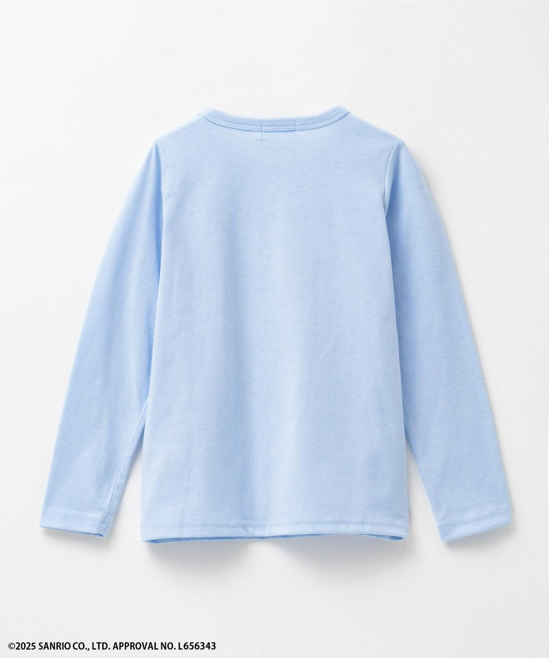 サンリオキャラクターズ シナモロール プリント長袖Tシャツ キッズ メール便 対応商品商品画像-2