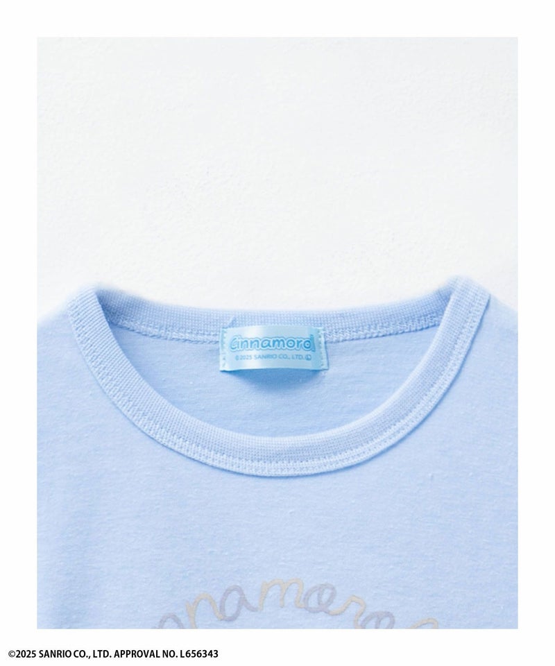 サンリオキャラクターズ シナモロール プリント長袖Tシャツ キッズ メール便 対応商品商品画像-4