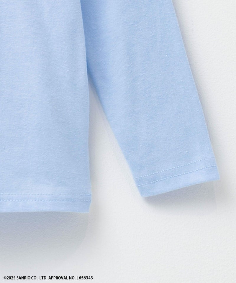 サンリオキャラクターズ シナモロール プリント長袖Tシャツ キッズ メール便 対応商品商品画像-5