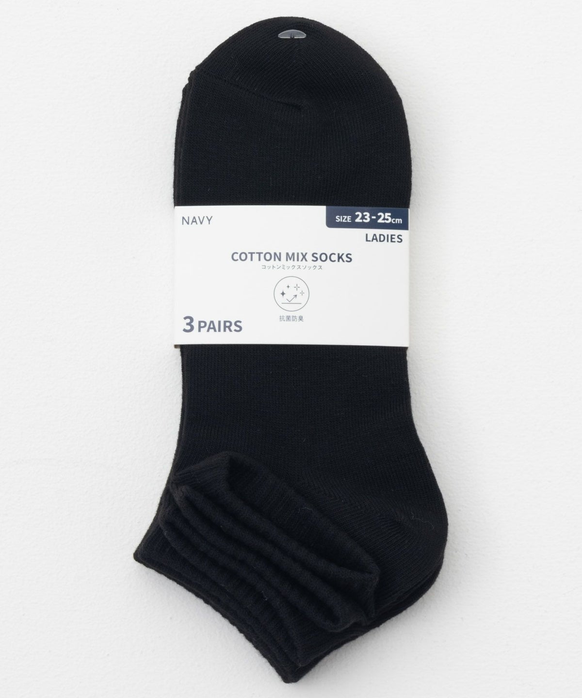 NAVY アンクルソックス 3足組 レディース