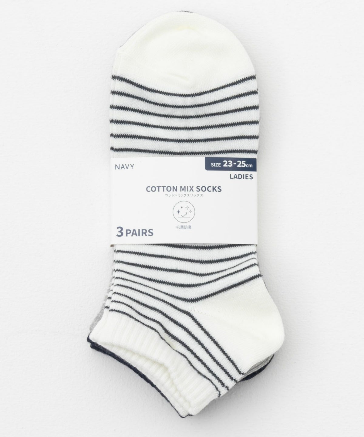 NAVY アンクルソックス 3足組 レディース