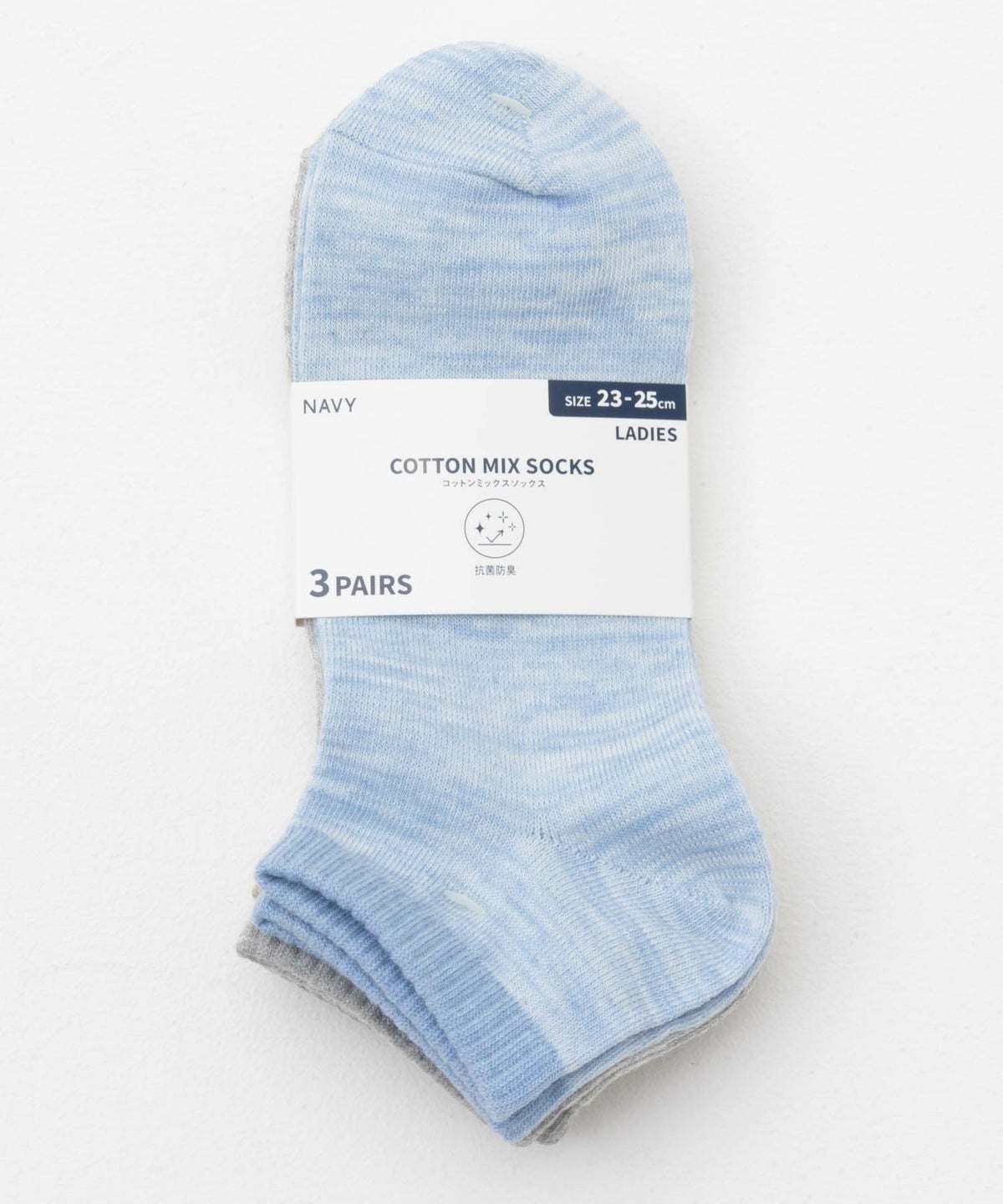 NAVY アンクルソックス 3足組 レディース