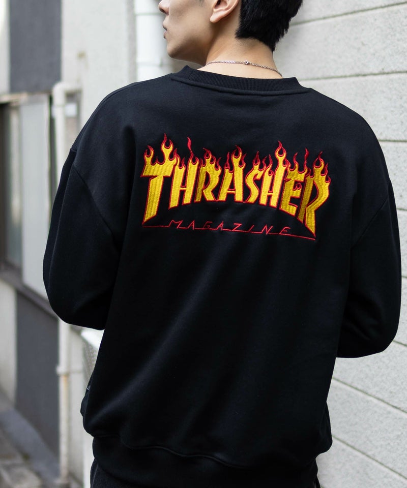 [期間限定価格]THRASHER  フレームロゴクルーネックスウェット メンズ商品画像-7