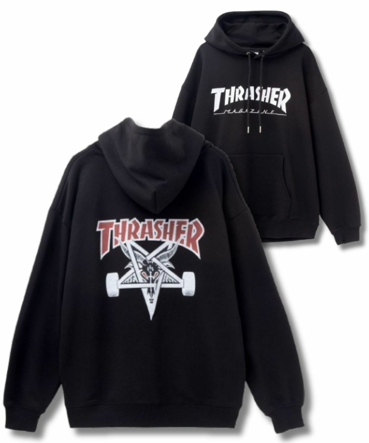 THRASHER スケートロゴフーディー メンズ
