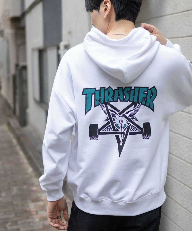 THRASHER  スケートロゴフーディー メンズ商品画像-7