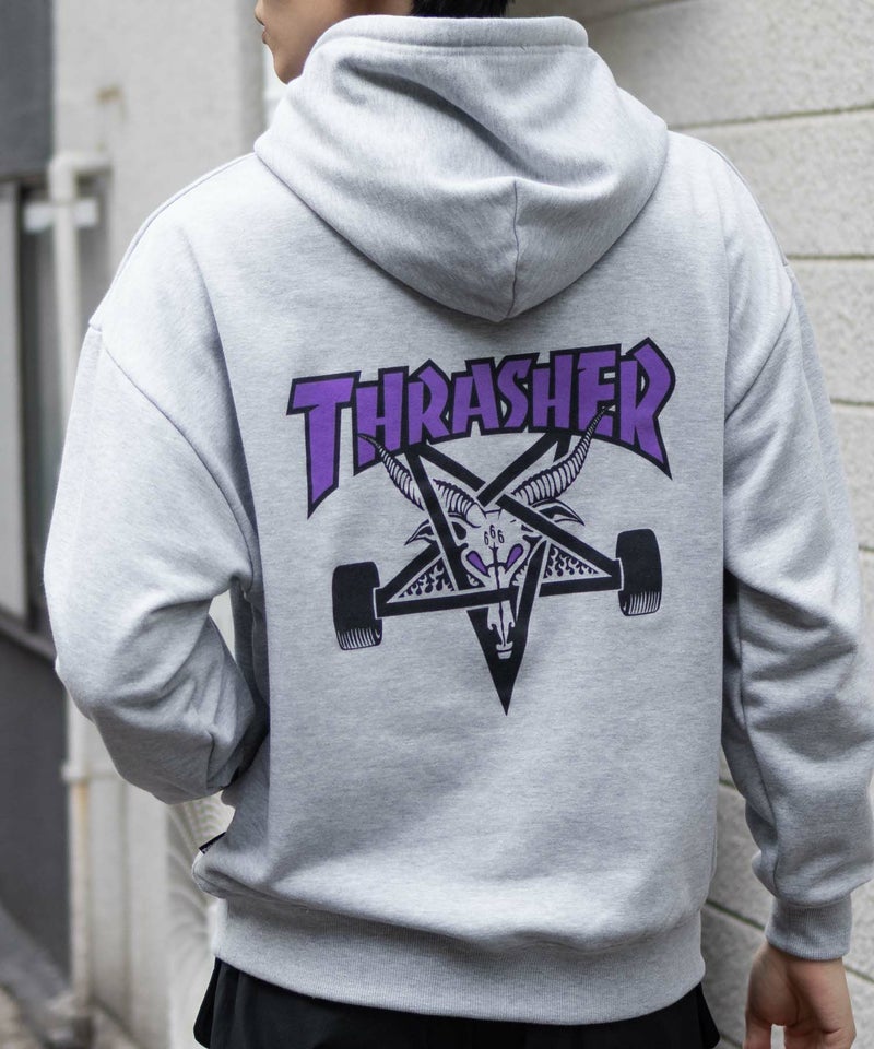 THRASHER  スケートロゴフーディー メンズ商品画像-12
