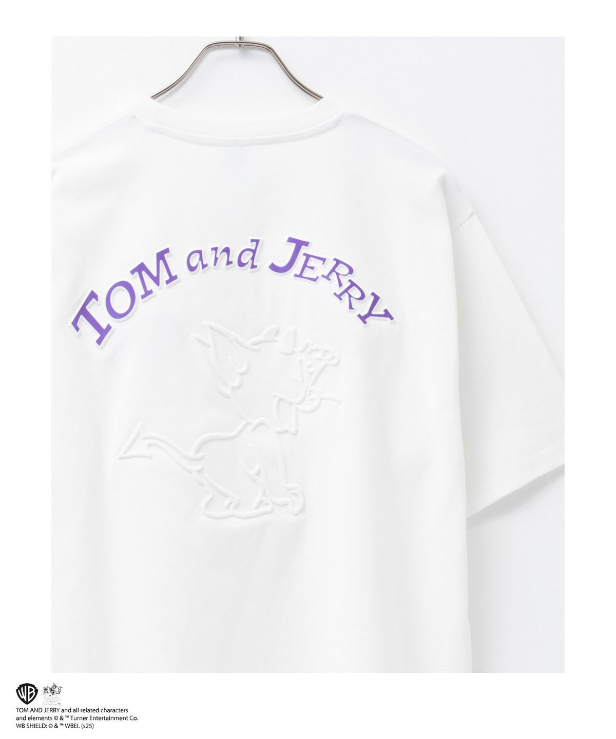Tom and Jerry バックエンボスTシャツ メンズ ネコポス 対応商品
