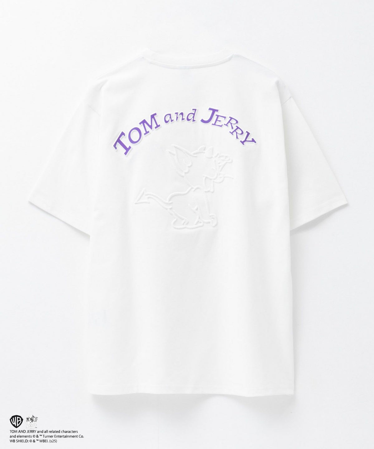 Tom and Jerry バックエンボスTシャツ メンズ ネコポス 対応商品