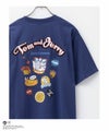 Tom and Jerry ロゴ刺繍プリントTシャツ メンズ メール便 対応商品商品サムネイル-2