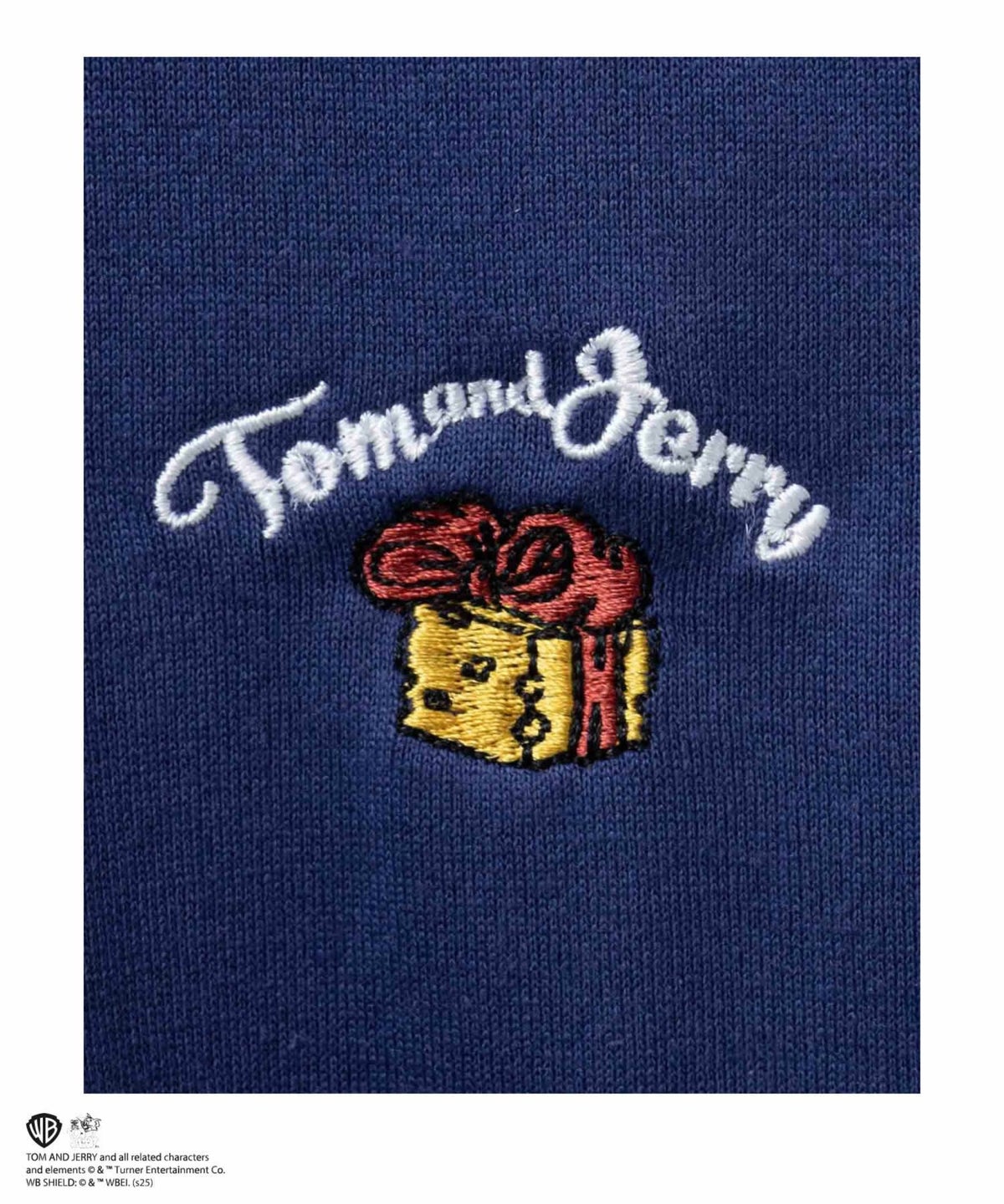 Tom and Jerry ロゴ刺繍プリントTシャツ メンズ ネコポス 対応商品