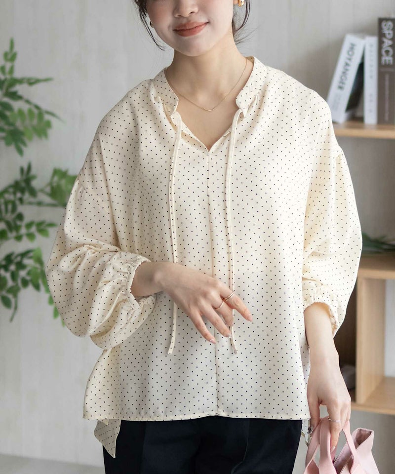 HusHusH ドット柄ブラウス レディース商品画像-6