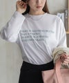 HusHusH  プリント長袖Tシャツ レディース メール便 対応商品商品サムネイル-2