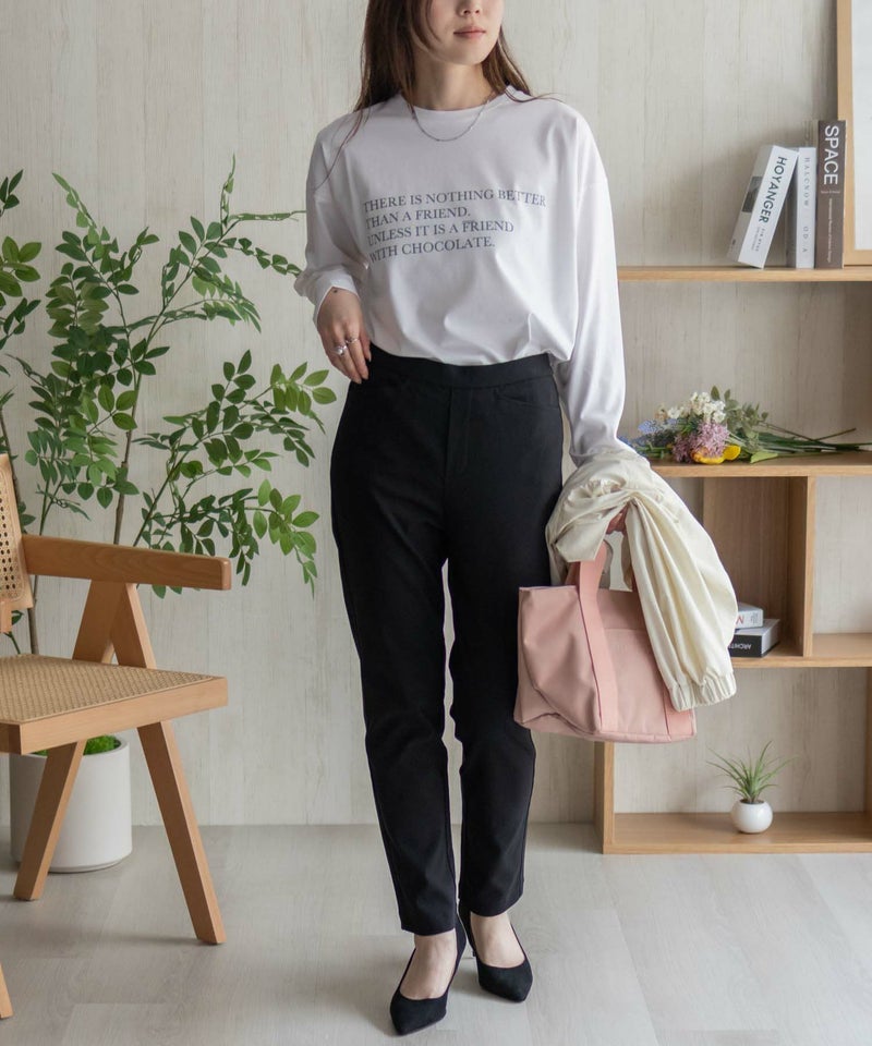 HusHusH  プリント長袖Tシャツ レディース メール便 対応商品商品画像-13