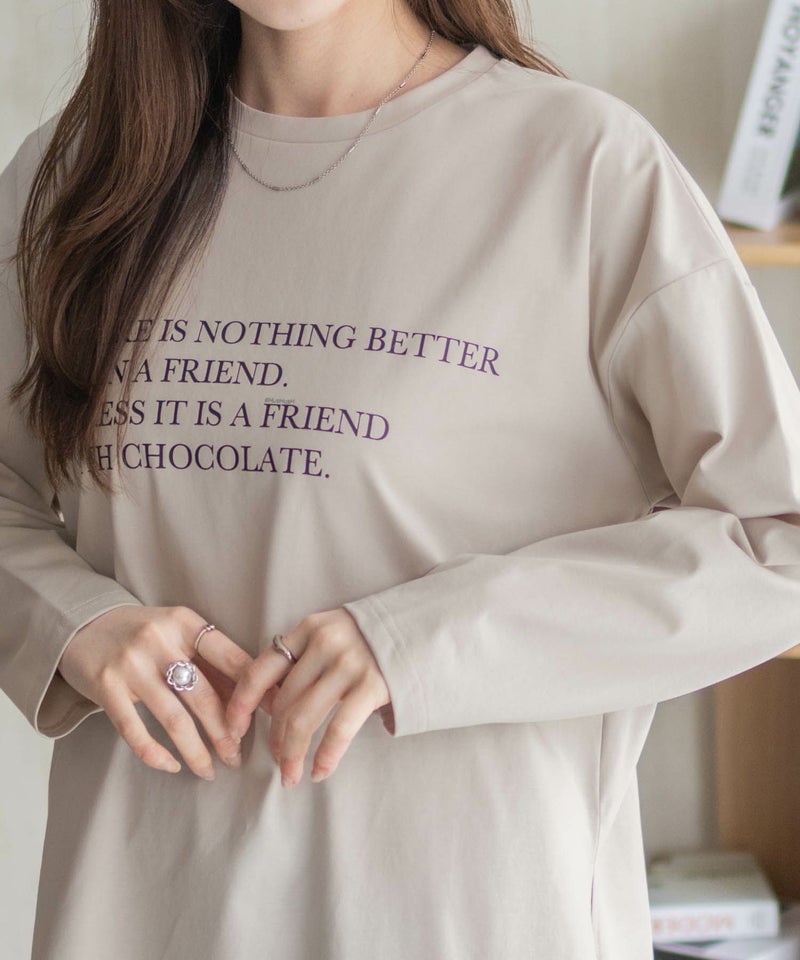 HusHusH  プリント長袖Tシャツ レディース メール便 対応商品商品画像-14