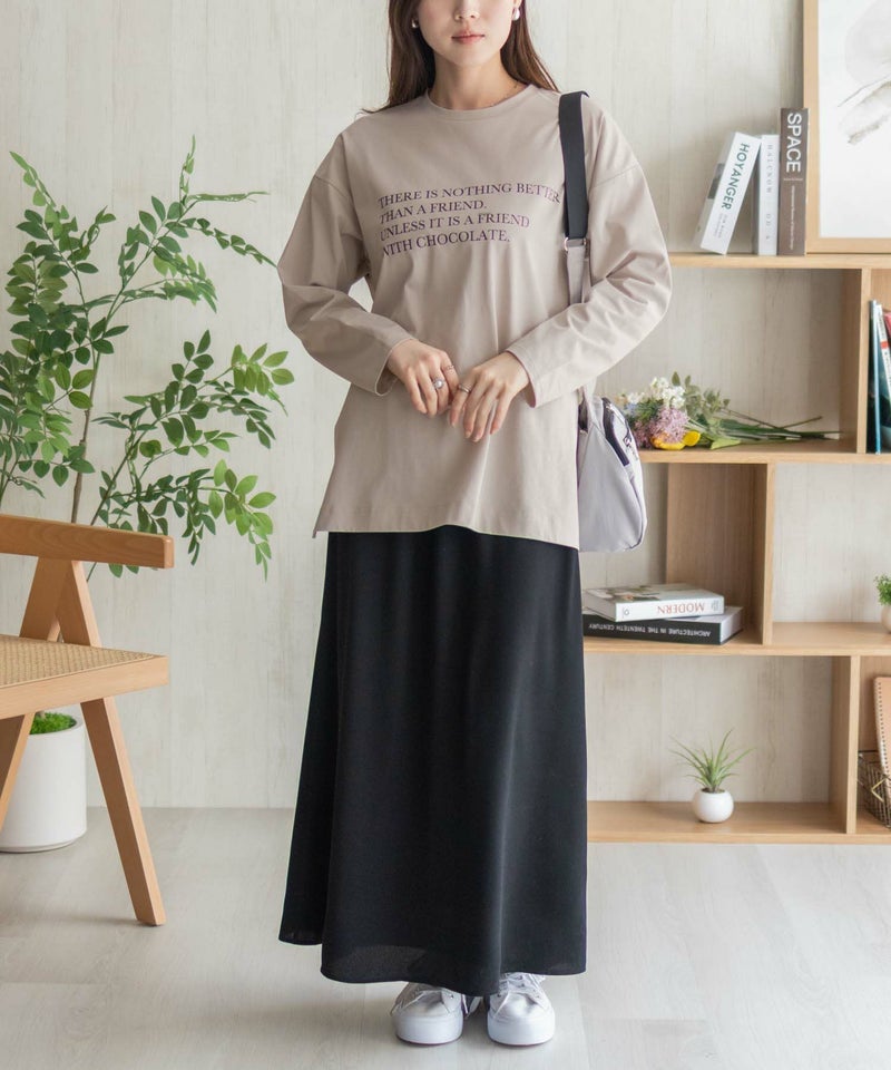 HusHusH  プリント長袖Tシャツ レディース メール便 対応商品商品画像-17