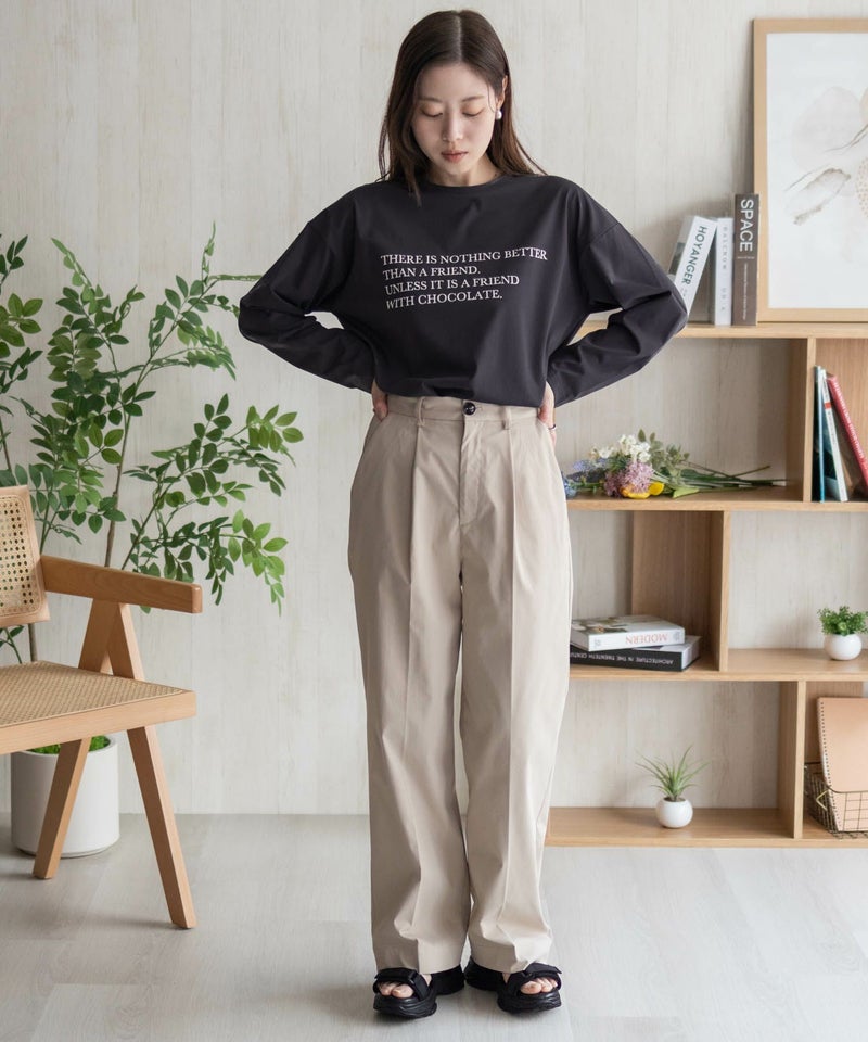 HusHusH プリント長袖Tシャツ レディース メール便 対応商品商品画像-26