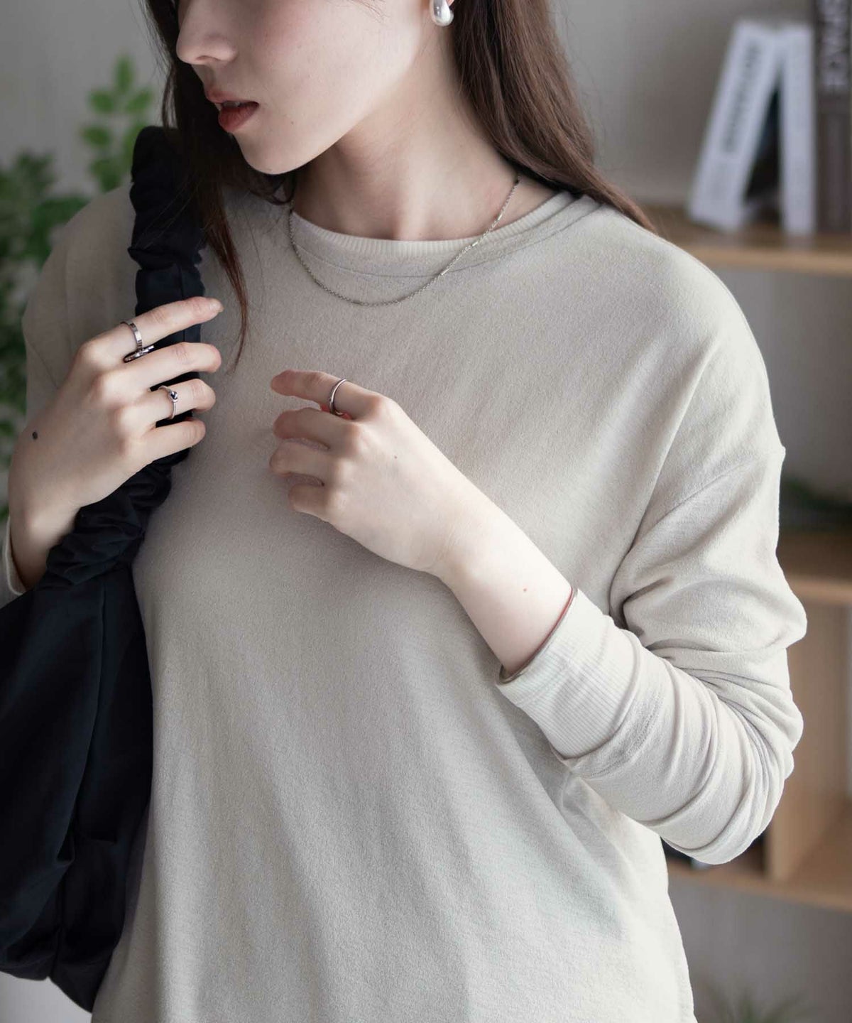 HusHusH アンサンブルロングＴシャツ レディース ネコポス 対応商品