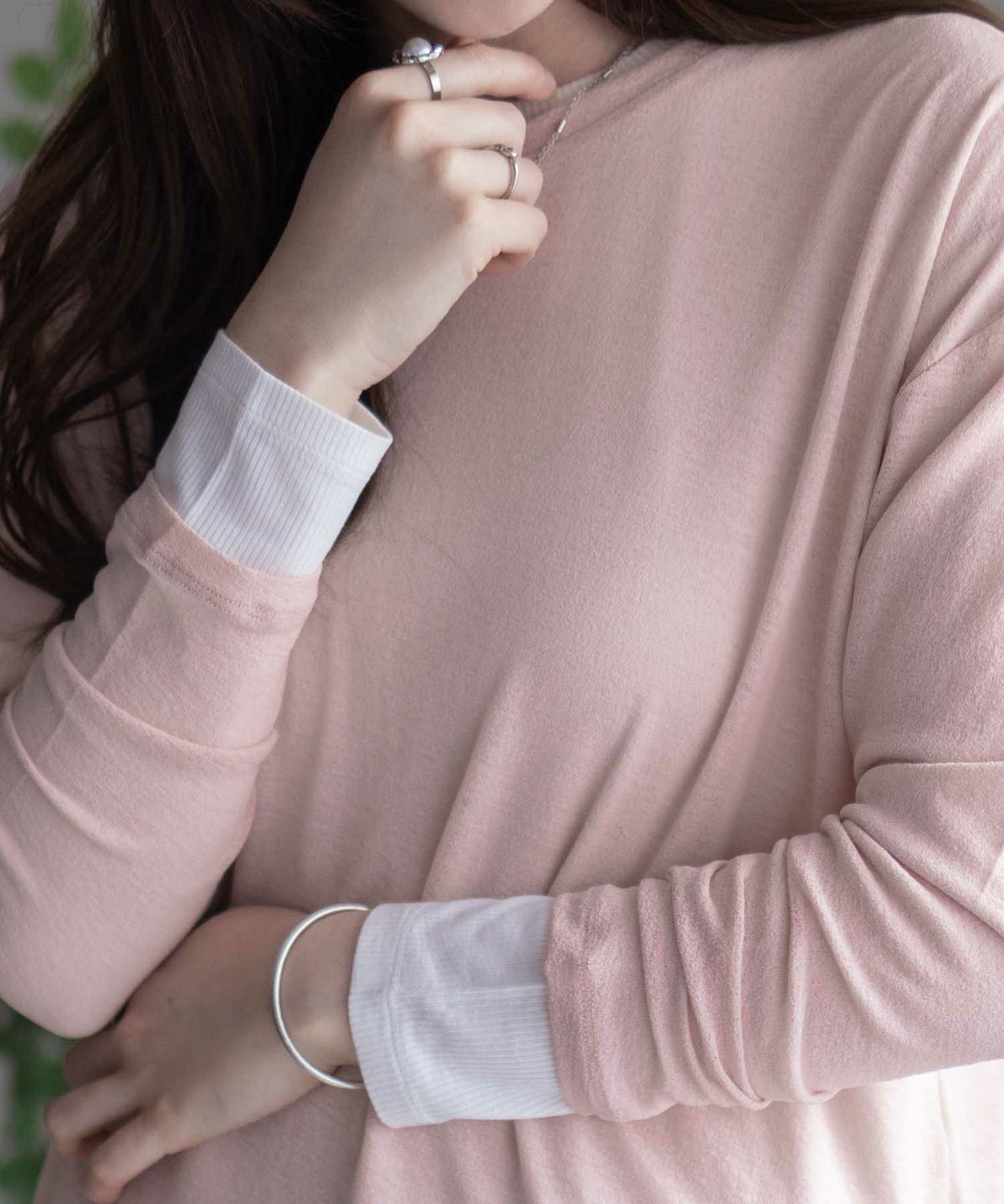 HusHusH アンサンブルロングＴシャツ レディース ネコポス 対応商品