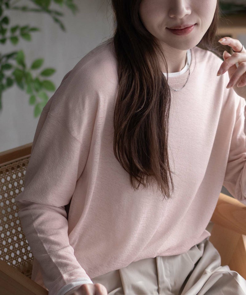 HusHusH  アンサンブルロングＴシャツ レディース メール便 対応商品商品画像-16