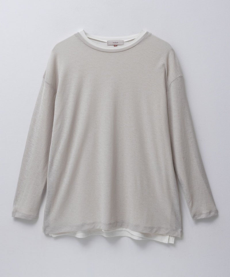 HusHusH アンサンブルロングTシャツ レディース メール便 対応商品商品画像-18