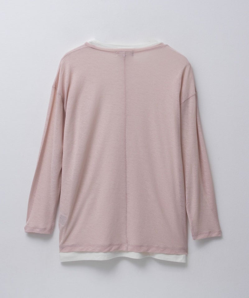 HusHusH アンサンブルロングTシャツ レディース メール便 対応商品商品画像-23