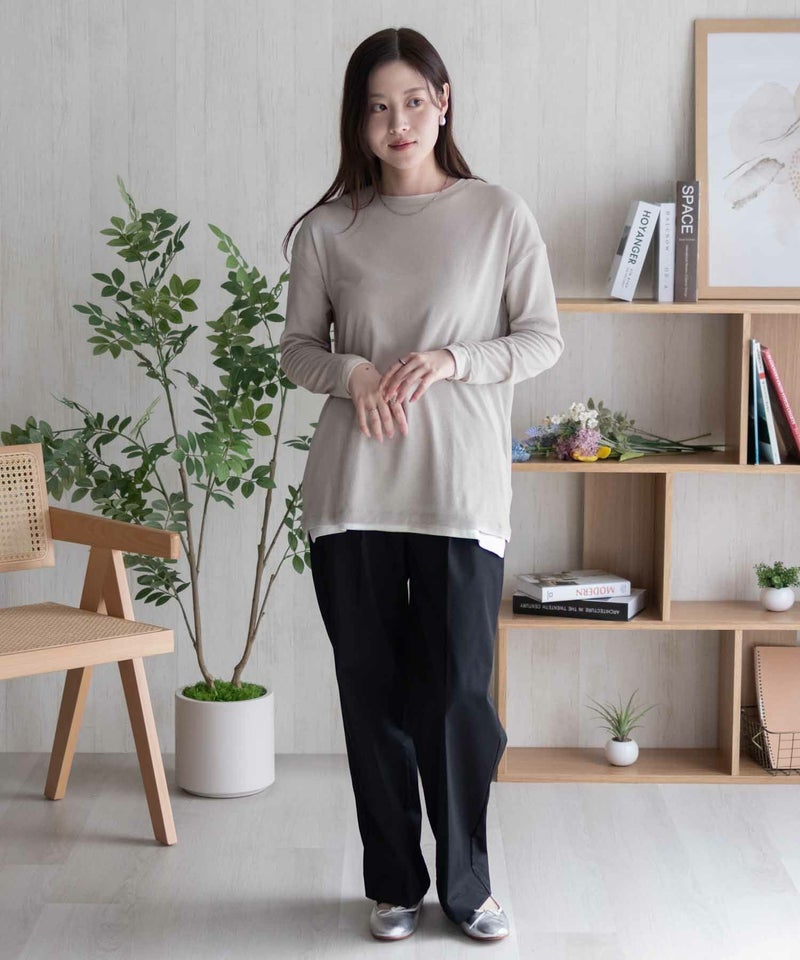 HusHusH  アンサンブルロングＴシャツ レディース メール便 対応商品商品画像-31