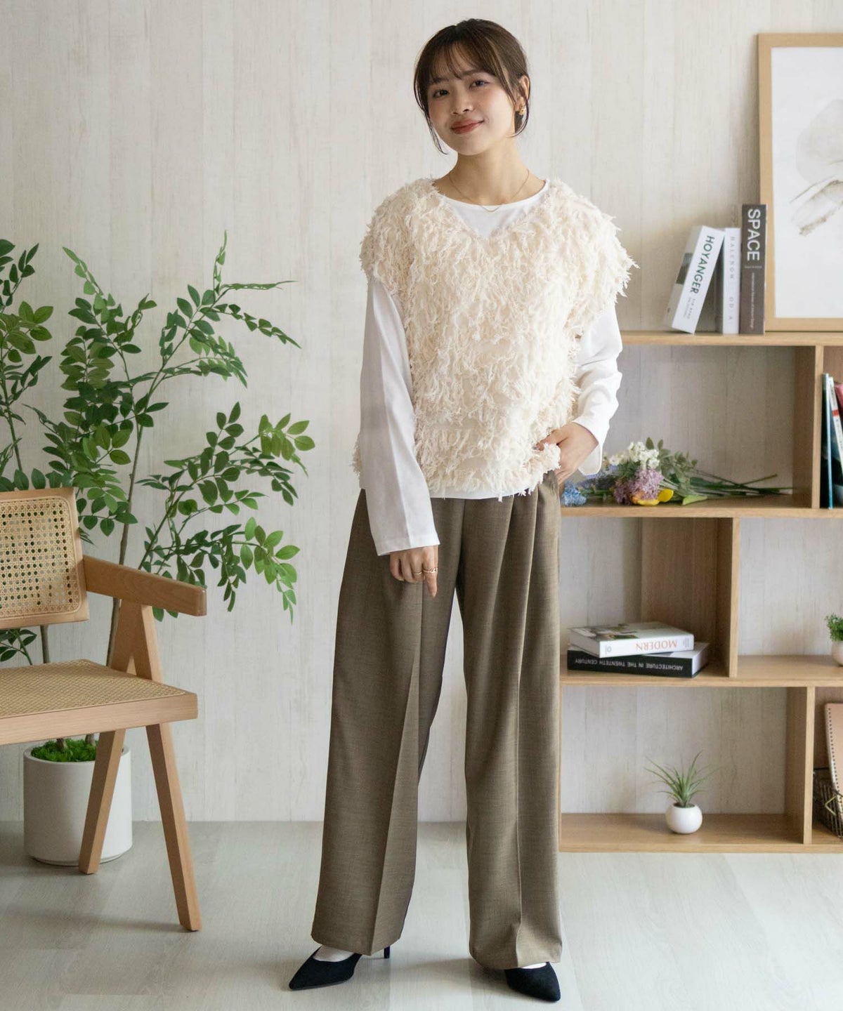 Howdy Marie 時短ベストアンサンブル レディース