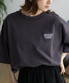 Dickies 配色ステッチ五分袖Tシャツ レディース メール便 対応商品商品サムネイル-4