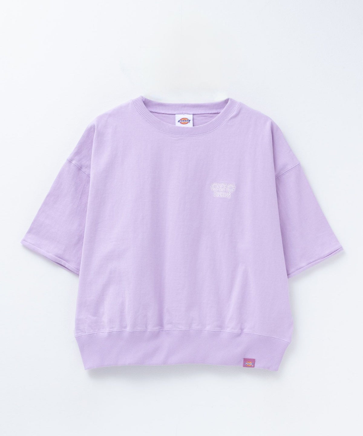 Dickies 配色ステッチ五分袖Tシャツ レディース ネコポス 対応商品