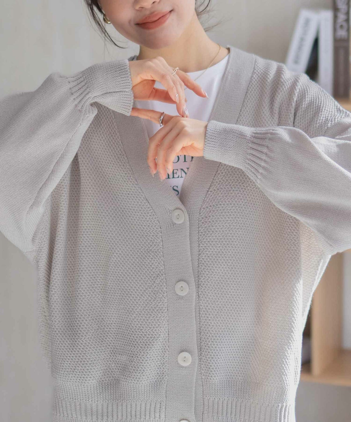 HusHusH オーバーカーディガン レディース