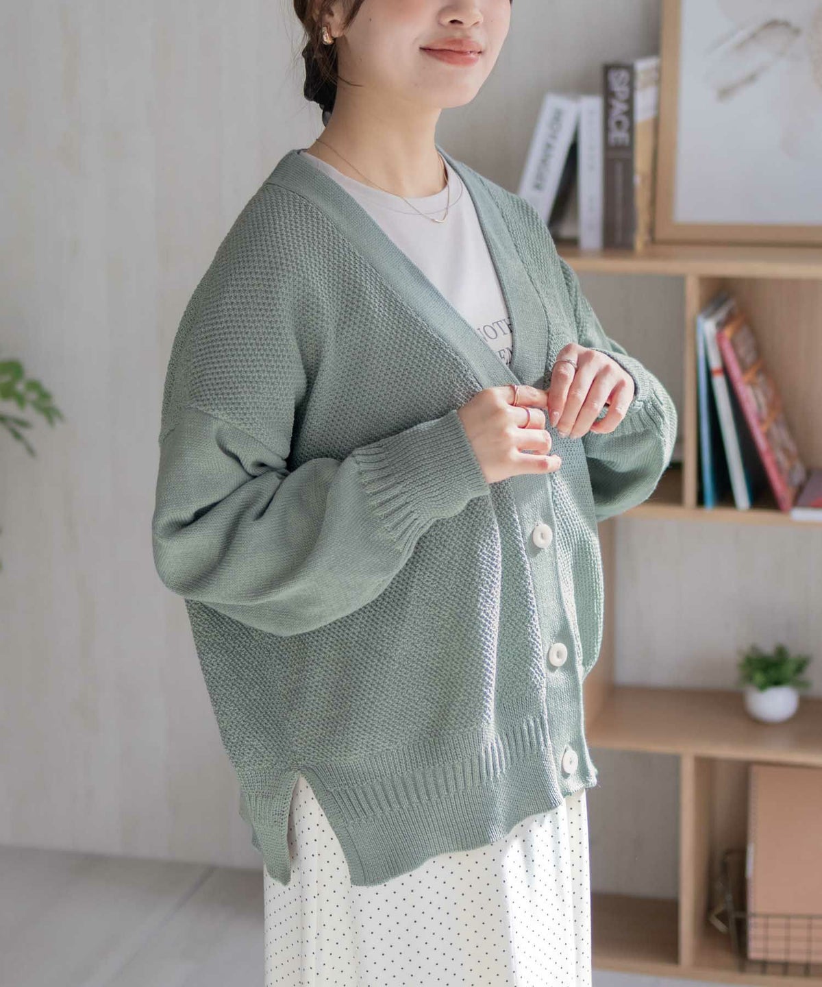 HusHusH オーバーカーディガン レディース