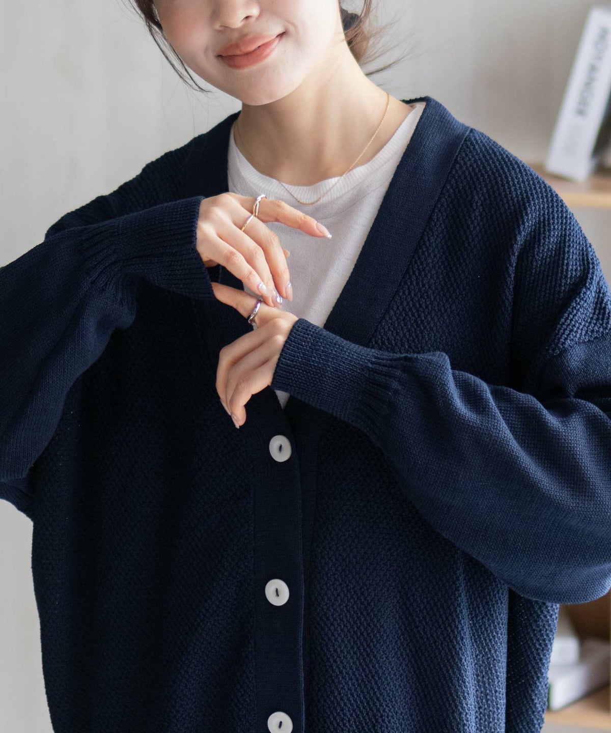 HusHusH オーバーカーディガン レディース