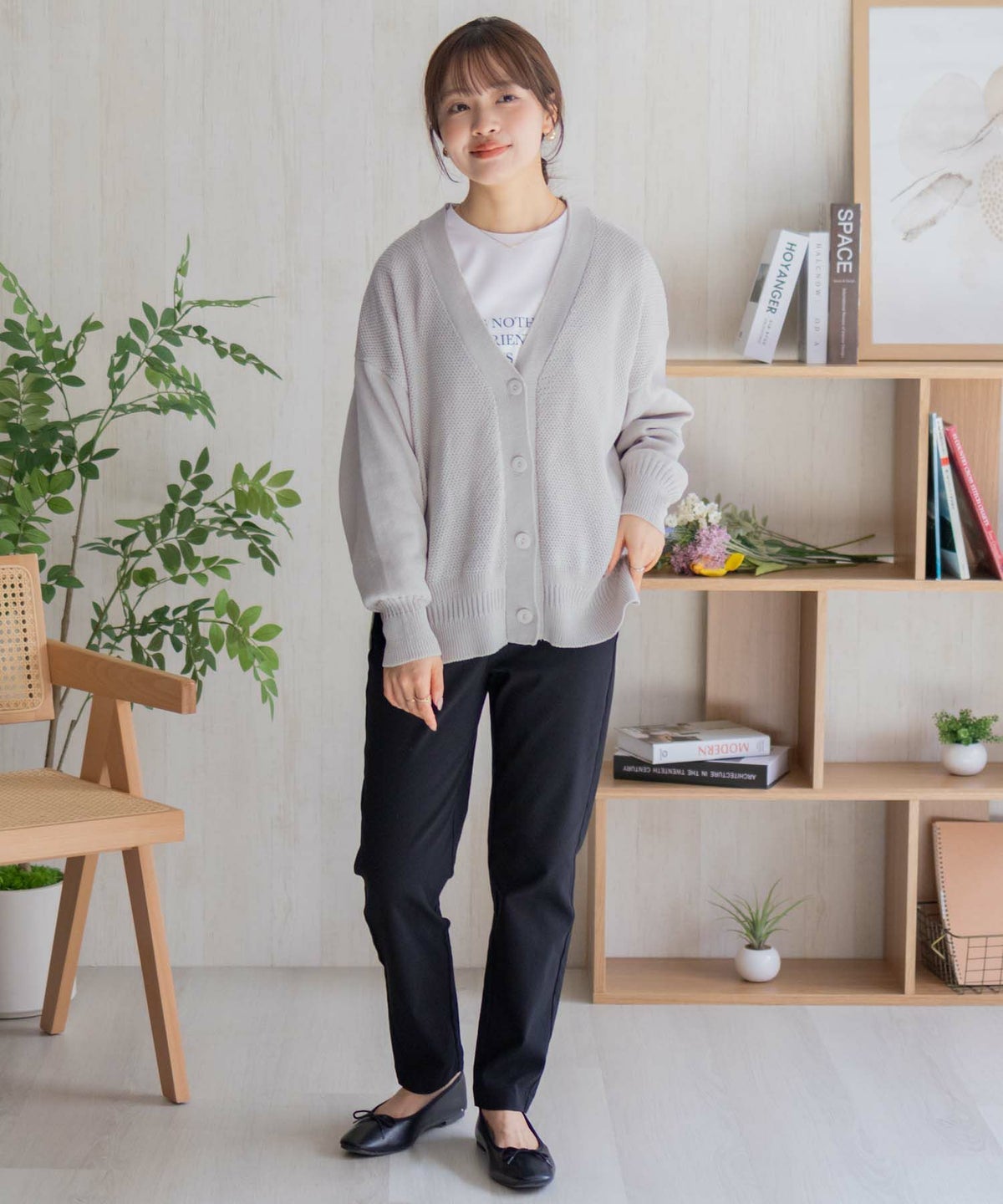 HusHusH オーバーカーディガン レディース