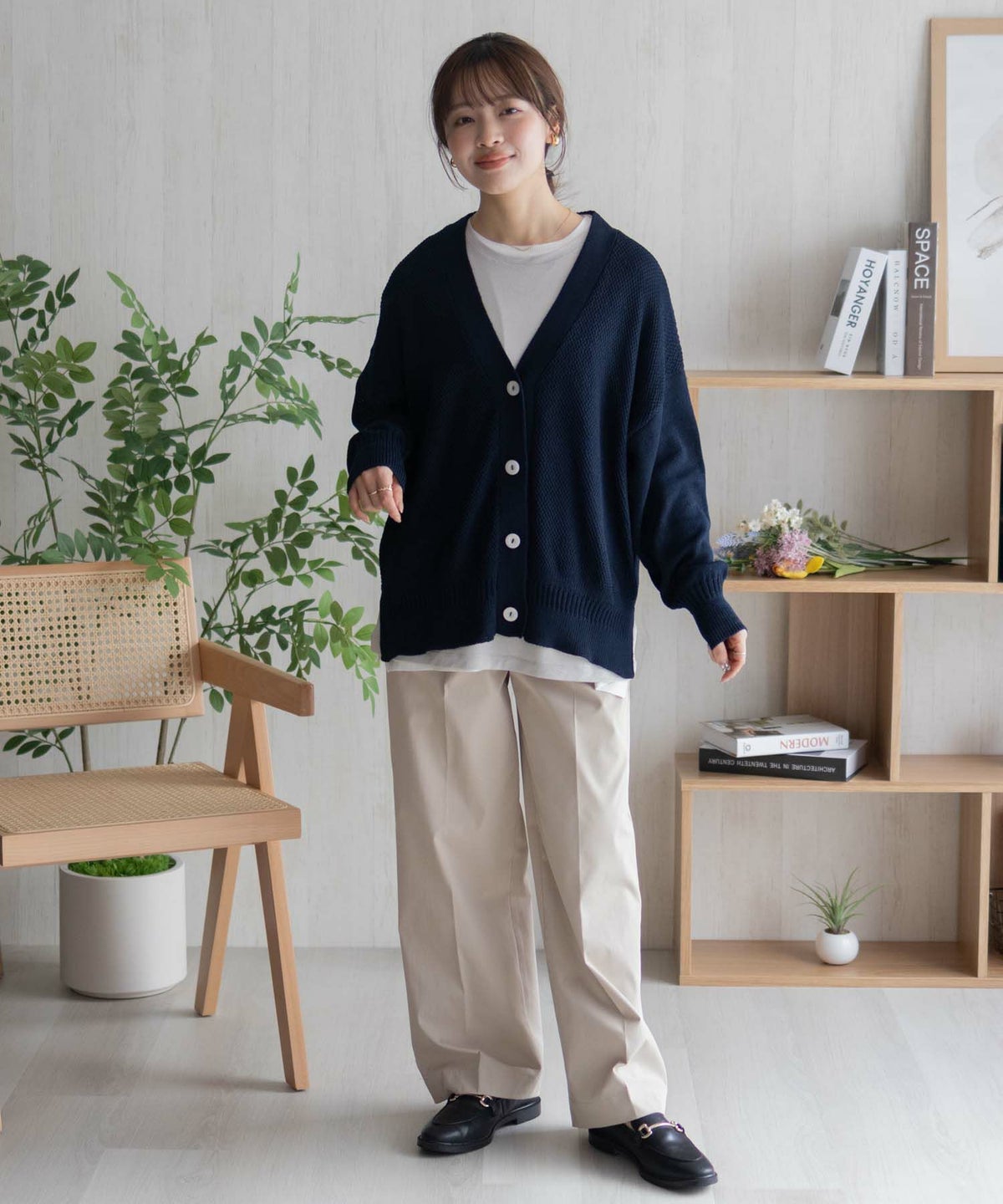 HusHusH オーバーカーディガン レディース