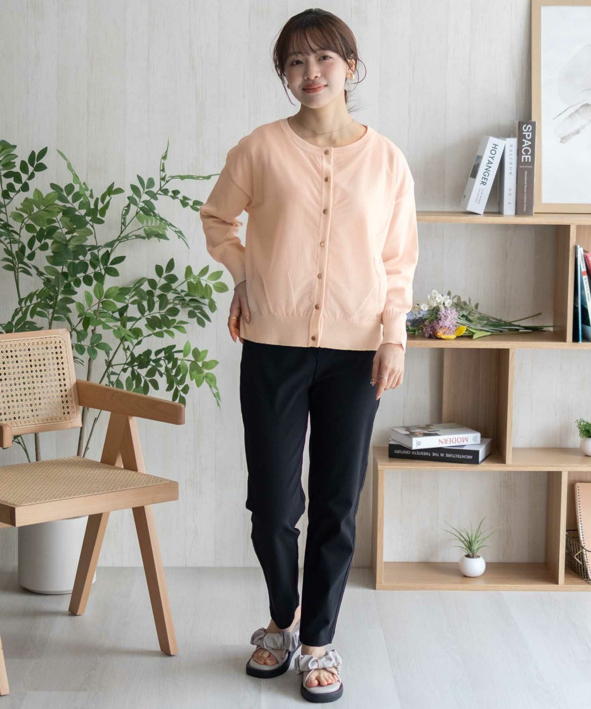 HusHusH チュールコンビカーディガン レディース