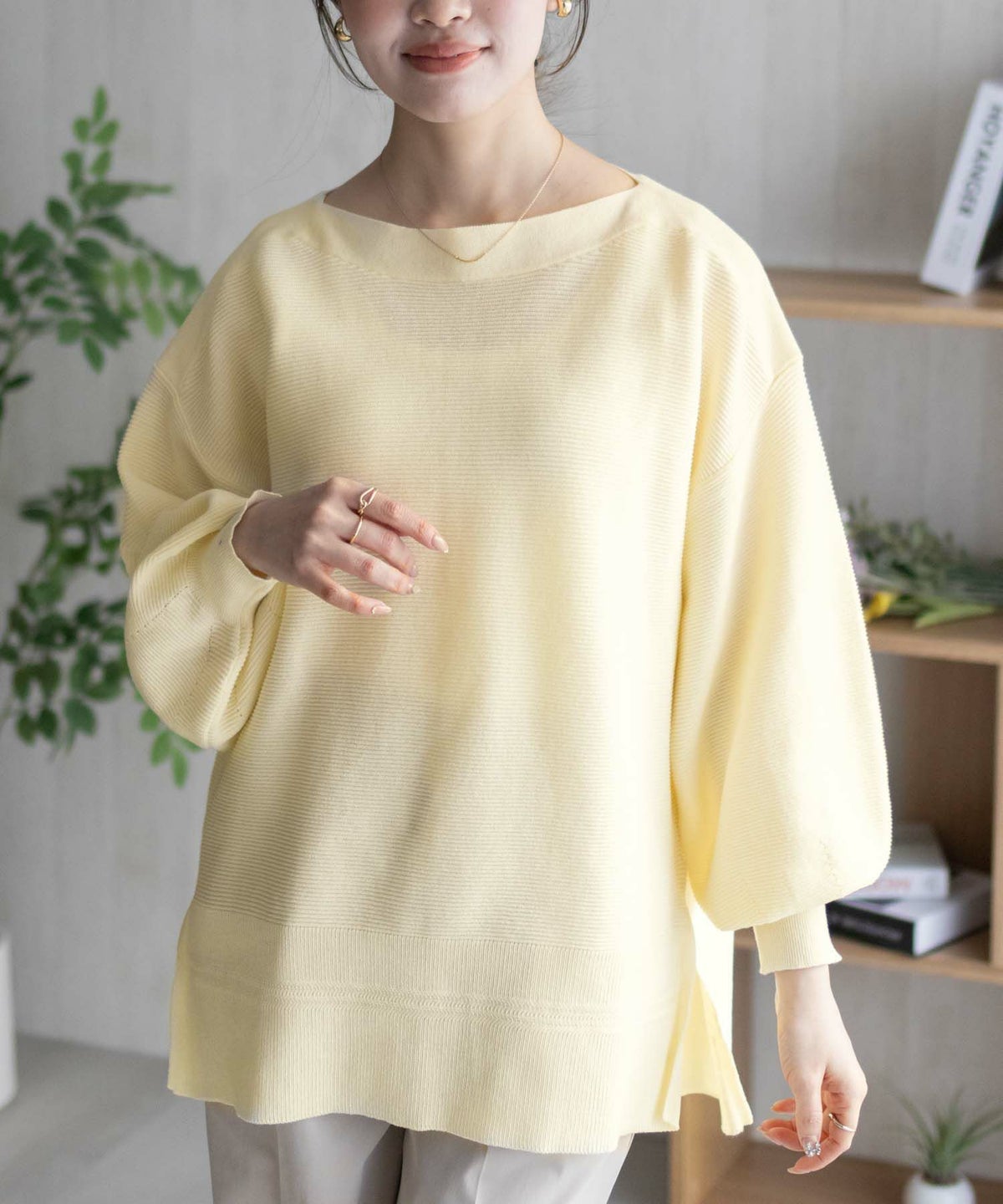 HusHusH 袖ボリュームプルオーバー レディース