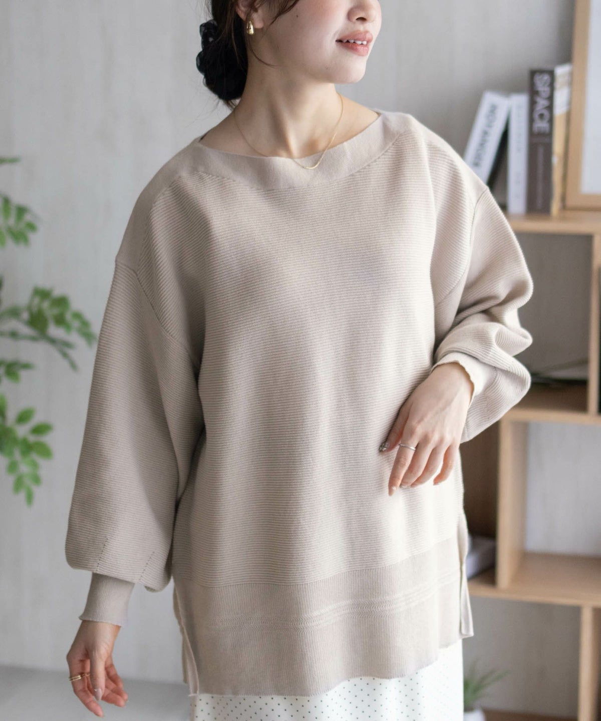 HusHusH 袖ボリュームプルオーバー レディース