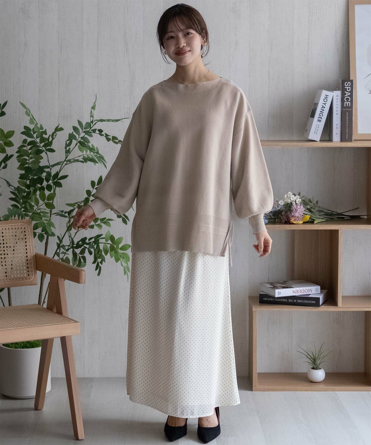 HusHusH 袖ボリュームプルオーバー レディース