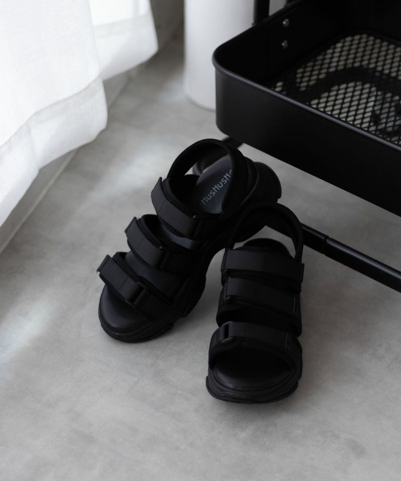 HusHusH  テープ使いスポーツサンダル レディース商品画像-13