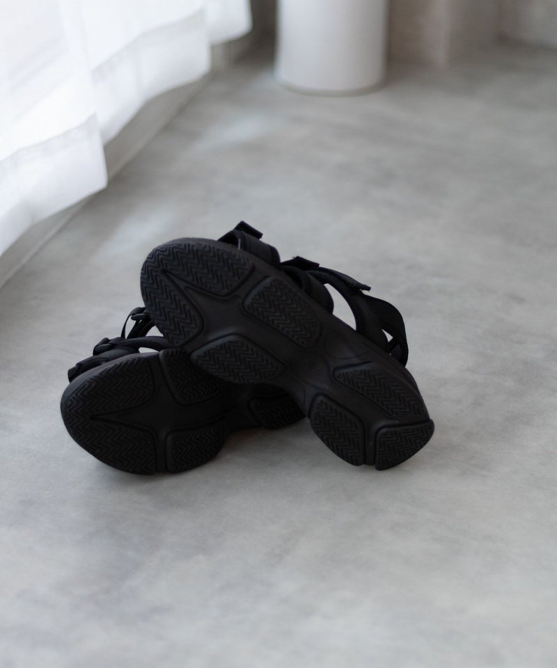 HusHusH  テープ使いスポーツサンダル レディース商品画像-19