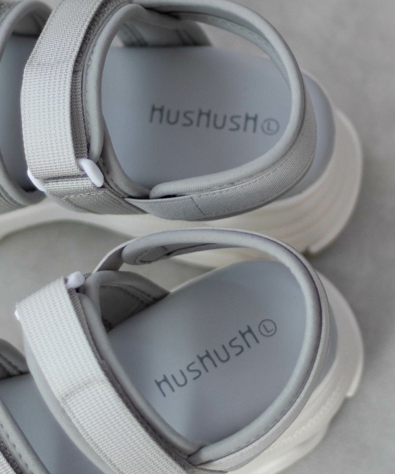 HusHusH テープ使いスポーツサンダル レディース商品画像-24