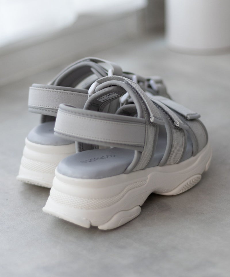 HusHusH  テープ使いスポーツサンダル レディース商品画像-25