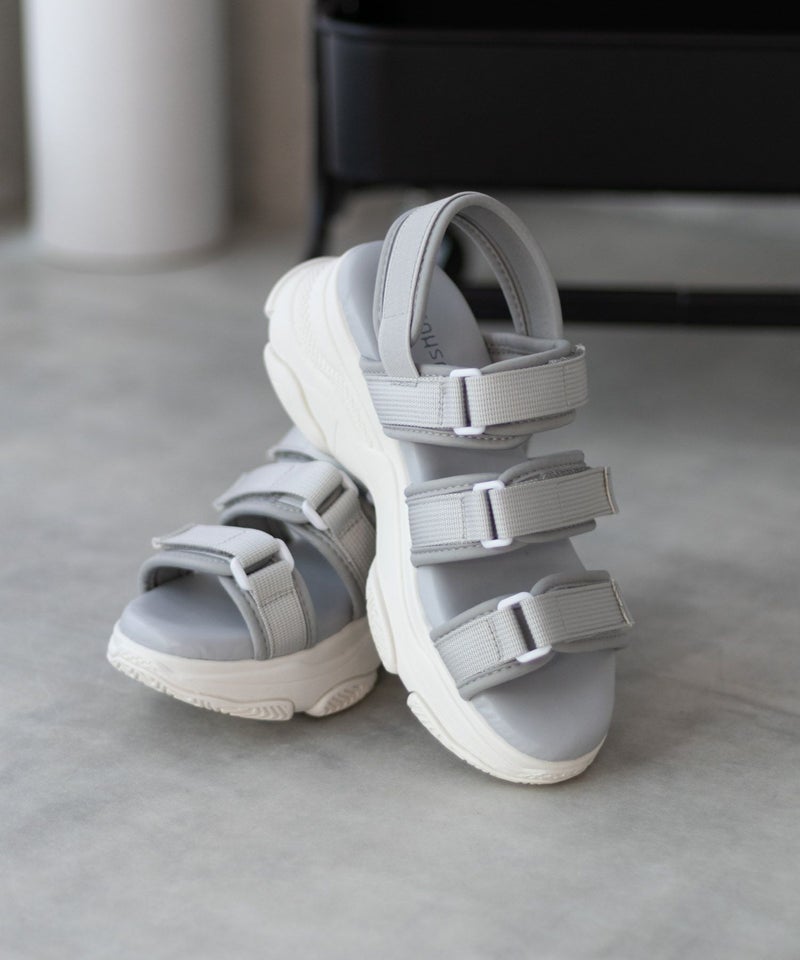HusHusH  テープ使いスポーツサンダル レディース商品画像-26
