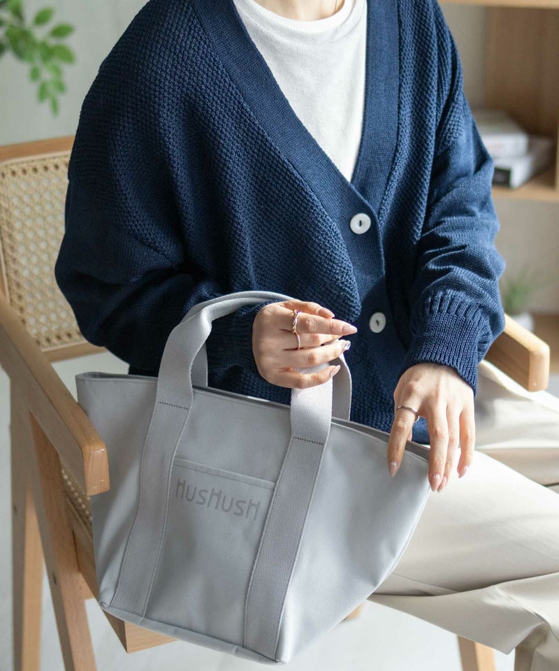 HusHusH ロゴ入り手提げトートバッグ商品画像-5