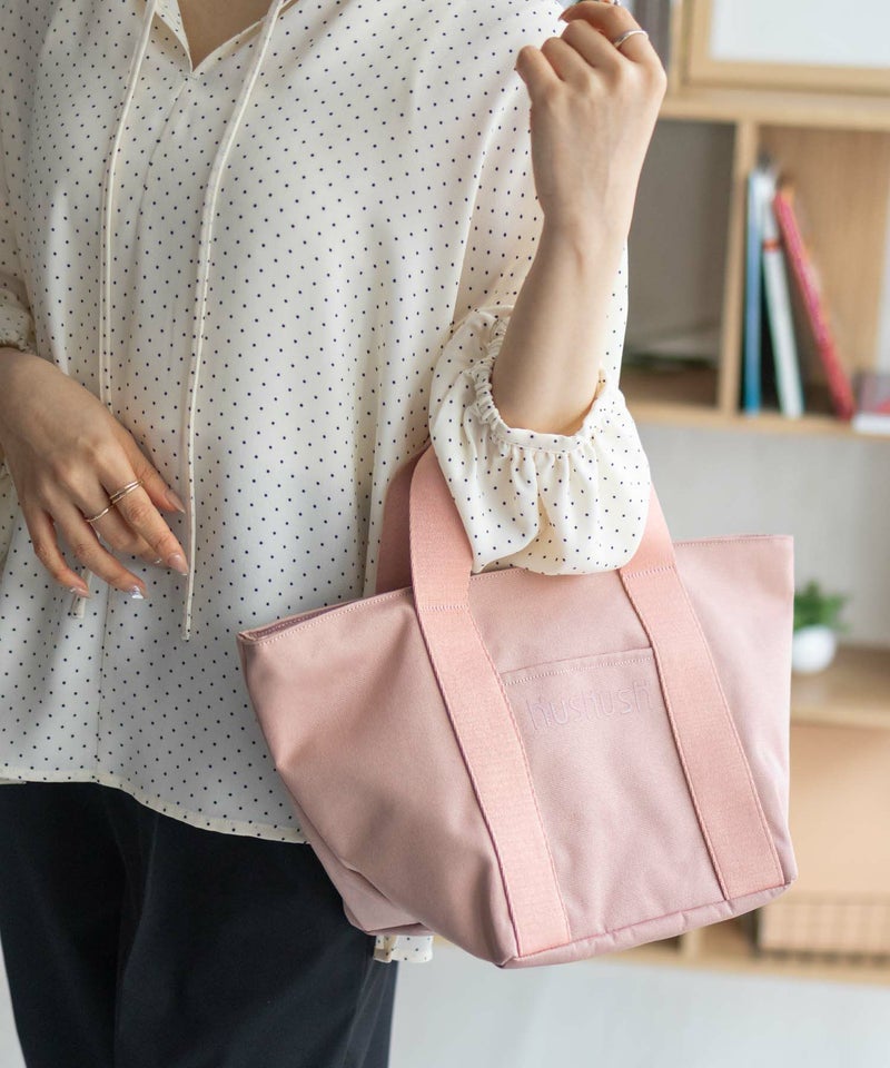 HusHusH  ロゴ入り手提げトートバッグ商品画像-8